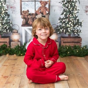 Red Mud pie flannel holiday pajamas 4-5t